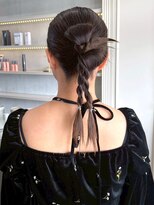セプト 天神大名(SEPT.)&nbsp;結婚式ヘアセット カチモリ 編みこみ お団子 ヘアアレンジ