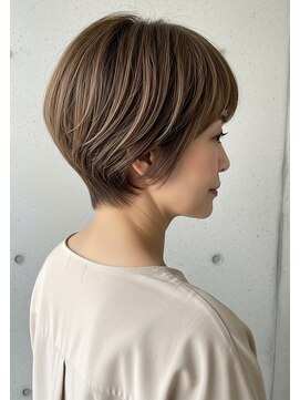 プラグ ヘアーデザイン 大名店(PLUG hair design) *ショートボブ/ショートヘア/脱白髪染め/白髪ぼかし/髪質改善