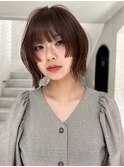 韓国ボブレイヤーボブ渋谷タッセルボブお洒落なレイヤーカット