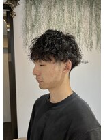エス ヘアメイク スペース(es hair make space) 強めシャドーパーマ