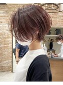 40代50代60代 ショート白髪ぼかし絶壁解消似合わせs