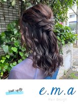 エマヘアデザイン(e.m.a Hair design)&nbsp;ハーフアップ