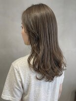 ファイン 美容室 深川店(FINE)&nbsp;髪質改善カラーブリーチなし透明感アッシュオリーブ夏カラー