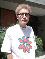オムズ(OM's)&nbsp;ブリーチダブルカラースパイキーショートアクティブショート