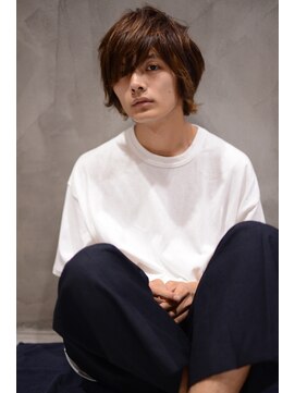 ミラバイグリーン(Mira by green) mens くせ毛風ニュアンスパーマ