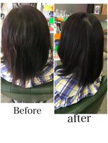 マイン ヘアー クリニック(main hair Clinic) お客様の縮毛矯正