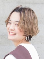 メイクス 表参道(MAKE'S omotesando)&nbsp;コンマヘア/丸みショート/黒髪でも可/大人かわいい/無造作カール