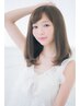 【触りたくなるサラサラヘアーに♪】似合わせカット+縮毛矯正　　￥16900