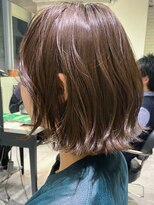 アルバム 新宿(ALBUM SHINJUKU)&nbsp;クルミベージュ_ココアブラウンフリンジウェーブ_ba280392