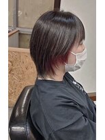 ダブルケーツー 倉敷店(wk-two)&nbsp;☆ウルフイヤリングカラーin　Ｒｅｄ☆