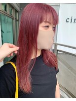 シーラス(cirrus)&nbsp;【mori担当】ピンクカラー×ワイドバング20代/30代/40代/50代