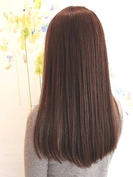 モールヘア 西中島店(MOOL hair) straight style/レイヤーロング/艶カラー/プラチナカラー