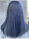 ケアブリーチXブルーアッシュ