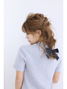 ラエティティア ロコ 刈谷店(Laetitia loco) ルーズ編みほぐしハーフアップ