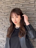 ハイバレーヘアーメゾン(HIGH VALLEY HAIRMAISON)&nbsp;韓国レイヤー顔周りカット小顔カット艶髪ブラウンカラー