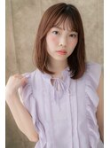 ベージュピンク前下がりヘルシースタイル309Y上尾20代30代40代