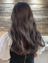 アイティーバイアルバム 藤沢店(IT by ALBUM)&nbsp;アッシュブルージュ_斜めバンググレージュカラー_ba409542