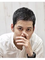 ヨシザワインク プレミアム 横浜 桜木町店(YOSHIZAWA Inc. PREMIUM)&nbsp;束感ビジネス好感度アップバング短髪スタイル