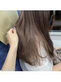 #透明感カラー#ベージュカラー#グレージュカラー#ロングヘア