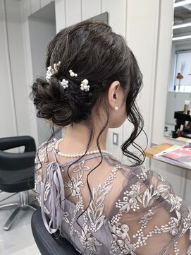 バルベストーキョーサウス(BARBES TOKYO SOUTH) おくれげゆるアレンジヘア【RISA】