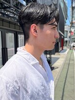 ロイ 南青山 表参道(ROI)&nbsp;メンズカットセンターパートスパイラルパーマメンズパーマ