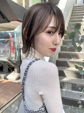 ヌード(NUDE) NUDE タッセルボブ レイヤーボブ 切りっぱなしボブ 前下がりボブ