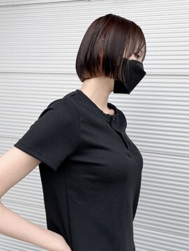 ロナ 岡崎竜美丘店(RONA) 前上がり切りっぱなしボブ