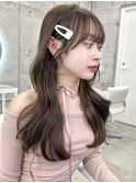 流れる顔周りカット/フェイスレイヤー＊大人可愛いくびれヘア