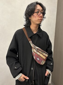 ジエクト アイロ 江坂駅前店(The Ect ilo) 癖毛風ニュアンスパーマ　メンズウルフ