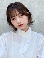 前髪 外ハネボブ ワイドバング イメチェン 美髪"