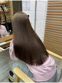 地毛からのワンカラーベージュ
