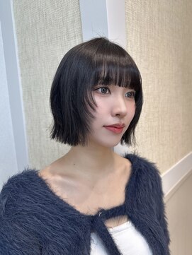 ジーナ 渋谷本店(Zina) レイヤーボブ×グレージュカラー