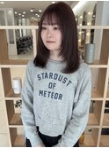 ピンクラベンダー／レイヤーカット／名古屋／栄