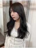 グレージュカラー/暗髪/韓国/広島/袋町