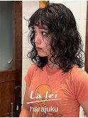原宿ウルフヘアスパイラルパーマレイヤーカット20代30代40代50代