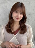 透明感ベージュ くびれヘア