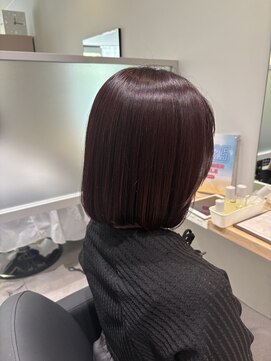 ジェーンバイボヌール(Jane by Bonheur) 《茨木》縮毛矯正してもピンピンしない　丸みボブ