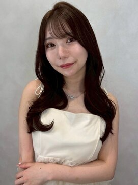 ユーフォリア 銀座(Euphoria) ヨシンモリ 韓国ヘア 顔周りカット ダークブラウン 透明感カラー