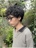 メンズパーマ/くるくるパーマ/ショートパーマ/ウルフパーマ