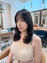 ロンドアベニール 北千住(Lond avenir)&nbsp;くびれヘア/顔周り/韓国/レイヤーカット/黒髪/ロング/前髪北千住