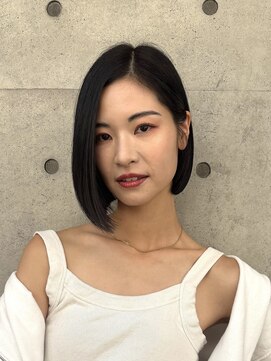 ピークアブー 原宿ハラカド(PEEK-A-BOO) ★前下がりボブおさまりカットクールハンサム原宿30代40代