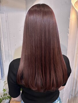 マロウズ(Marrows) ピンク×ブリーチ×ロング