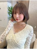 ハイレイヤー/ミディアム・ボブ/20代/30代/顔周り・フェイス
