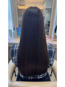 髪質改善ココアベージュ透明感軽やか小顔冬レイヤー大人可愛い