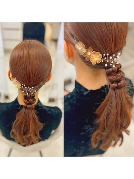 W’d BELL品川駅前店 ヘアセット/ヘアメイク/ヘアアレンジ/着付け専門店 ローポニー