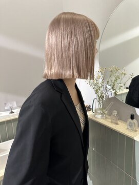 ワンカラー/ブリーチカラー/髪質改善/ハイトーンカラー