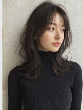 ノラ ウメダ(NORA UMEDA) 透明感カラーの顔周りレイヤースタイル