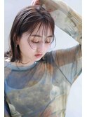 ボブミルクティーブロンドダークブルーワンホンレイヤー30代40代