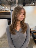 韓国風レイヤーカット