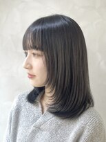 ジールサロン 学園の森店(ZEALSALON) 顔まわりレイヤーカット ウルフカット アッシュカラー